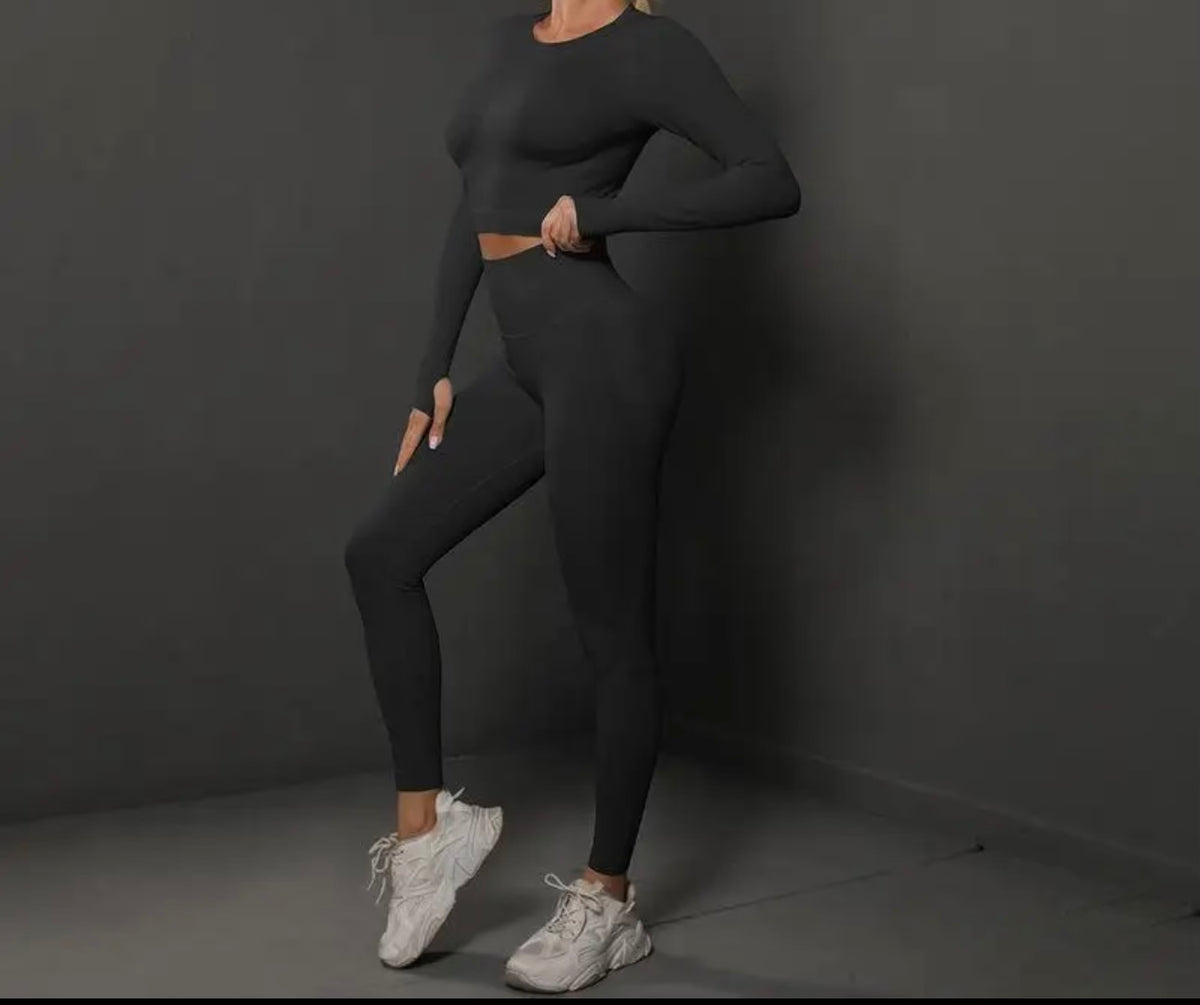 Long Sleeve Butt-lifting Set