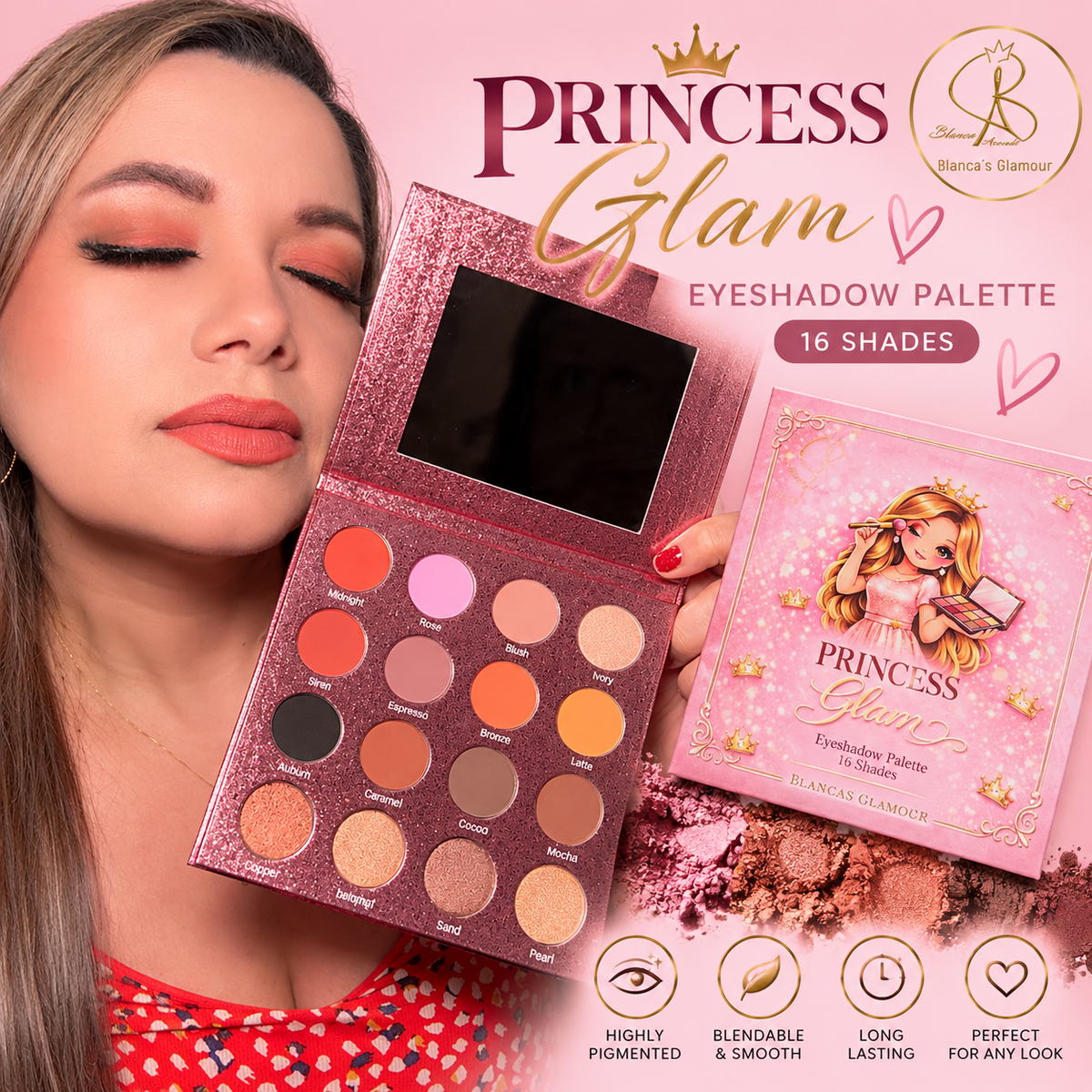 Princess Glam Eyeshadow palette